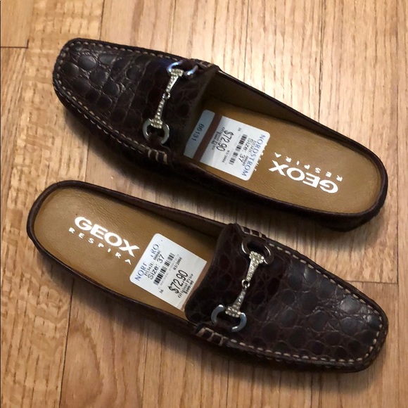 brown loafer slides